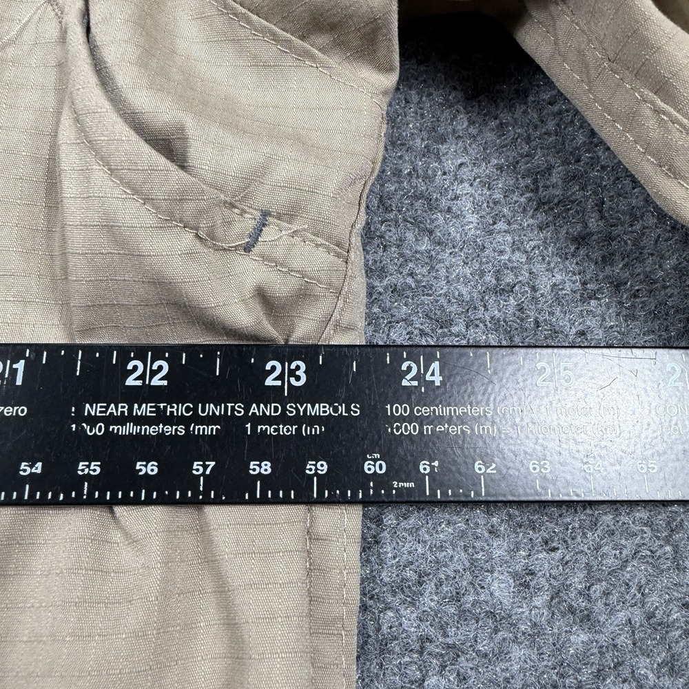 Carhartt Button Up Shirt Mens Large Tan Long Sleeve Vented Workshirt Workwear - Picture 10 of 12